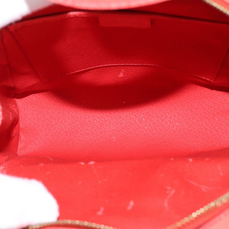 【日本直送】CELINE 皮革雙肩包 橘色 金色 正品 BA5897-9