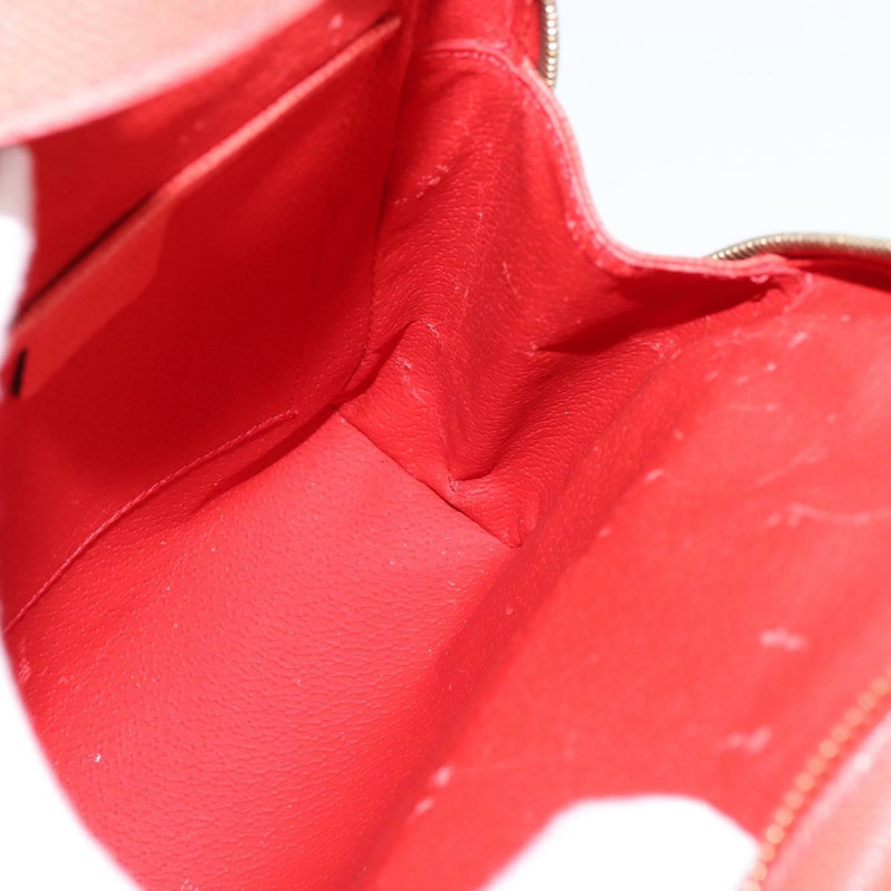 【日本直送】CELINE 皮革雙肩包 橘色 金色 正品 BA5897-18