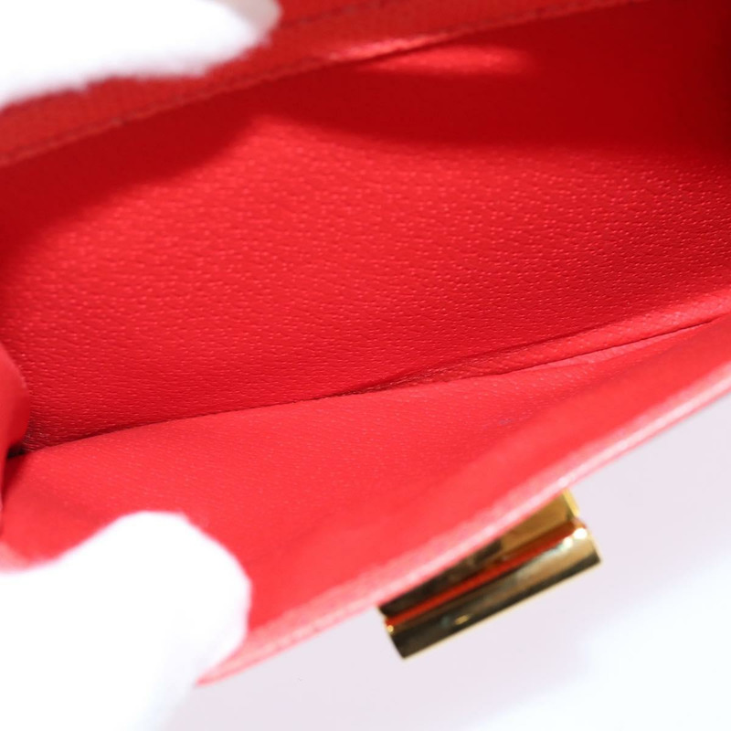 【日本直送】CELINE 皮革雙肩包 橘色 金色 正品 BA5897-20