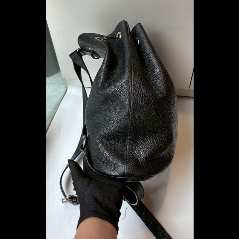 Gucci 黑皮雙肩後背包-11