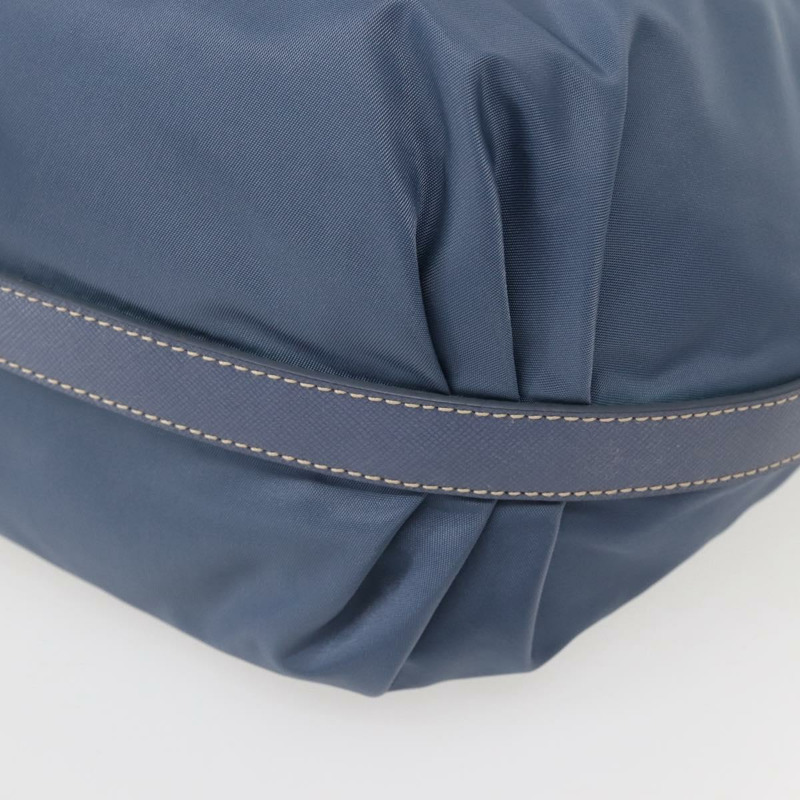 【日本直送】PRADA 尼龍肩包 淺藍色 銀色 正品 144144-8