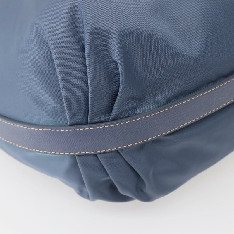 【日本直送】PRADA 尼龍肩包 淺藍色 銀色 正品 144144-13