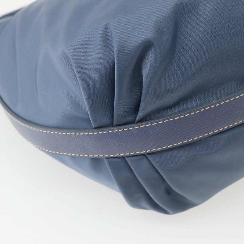 【日本直送】PRADA 尼龍肩包 淺藍色 銀色 正品 144144-15