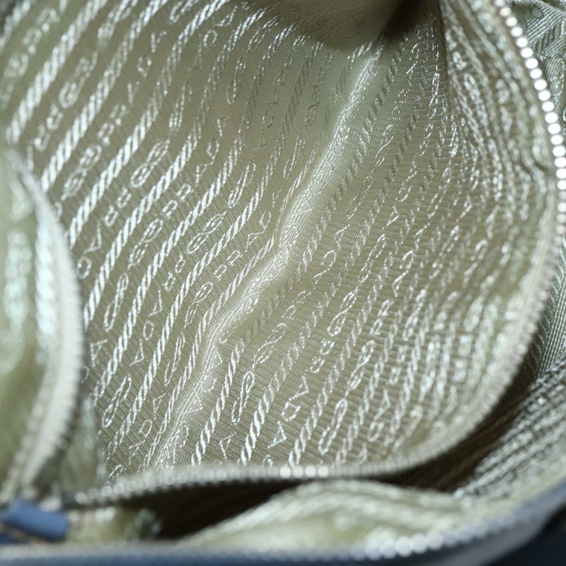 【日本直送】PRADA 尼龍肩包 淺藍色 銀色 正品 144144-20