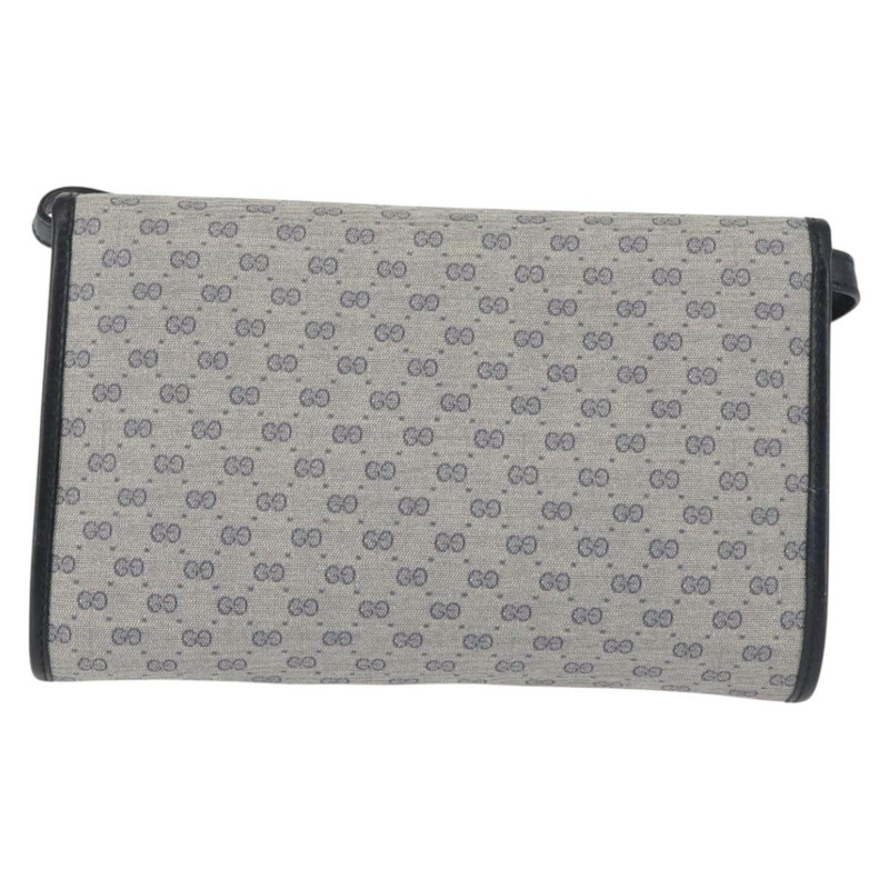 【日本直送】GUCCI Micro GG Supreme 單肩包 PVC 海軍藍/金色 004 89 1041 正品 144072-1