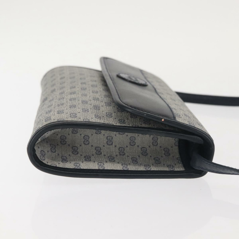 【日本直送】GUCCI Micro GG Supreme 單肩包 PVC 海軍藍/金色 004 89 1041 正品 144072-2