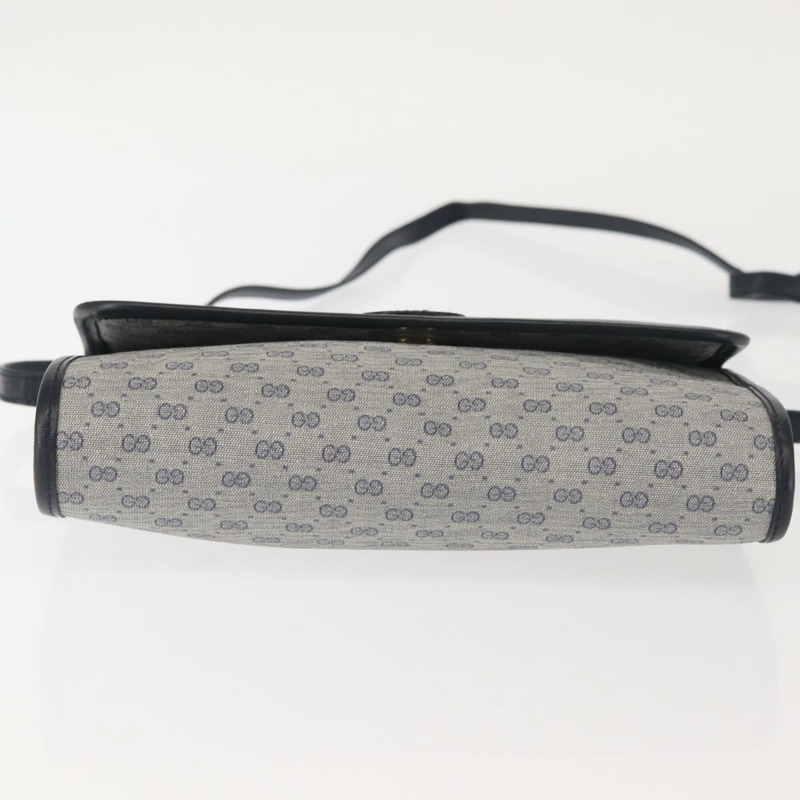 【日本直送】GUCCI Micro GG Supreme 單肩包 PVC 海軍藍/金色 004 89 1041 正品 144072-4