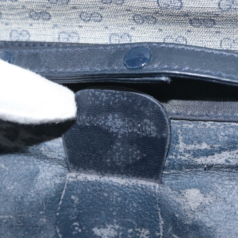 【日本直送】GUCCI Micro GG Supreme 單肩包 PVC 海軍藍/金色 004 89 1041 正品 144072-11