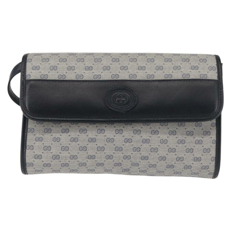 【日本直送】GUCCI Micro GG Supreme 單肩包 PVC 海軍藍/金色 004 89 1041 正品 144072-12