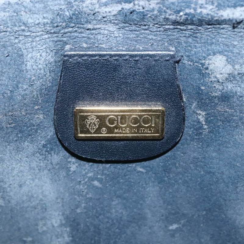 【日本直送】GUCCI Micro GG Supreme 單肩包 PVC 海軍藍/金色 004 89 1041 正品 144072-17