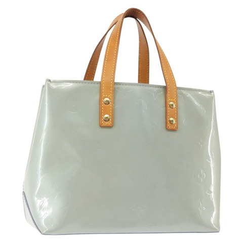 路易威登 Monogram Vernis Reade PM 手提包 Lavande M91220 LV Auth 144061