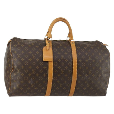 路易威登 Monogram Keepall 55 波士頓包 M41424 LV Auth 144038