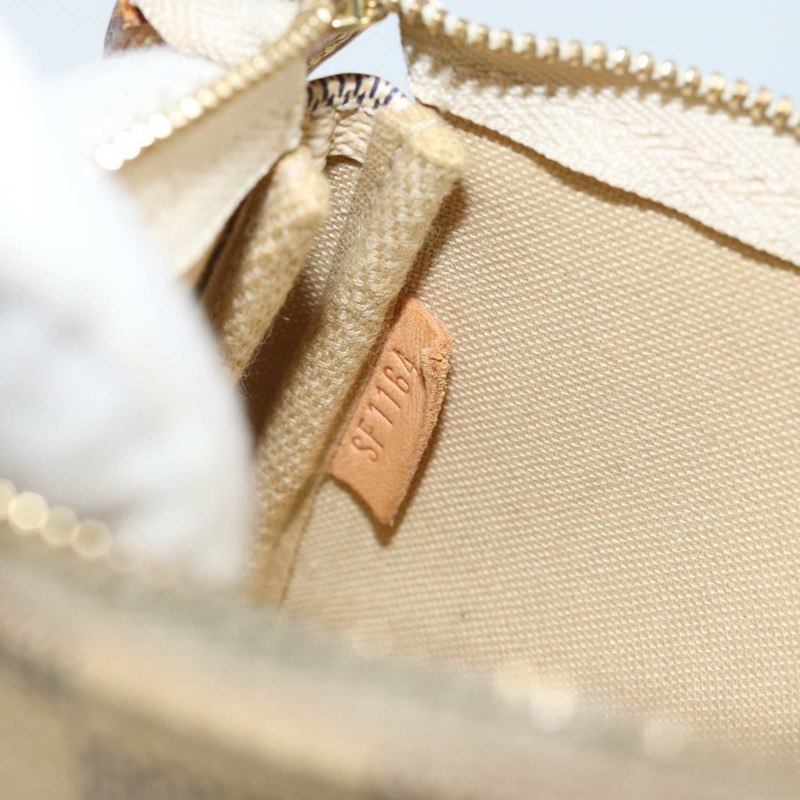 【日本直送】路易威登 Damier Azur 迷你手拿包配件袋 N63005 LV 正品 144302-11