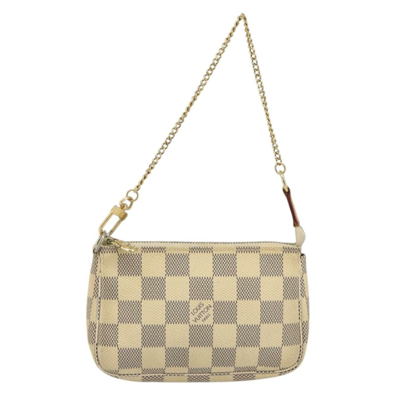 【日本直送】路易威登 Damier Azur 迷你手拿包配件袋 N63005 LV 正品 144302-12
