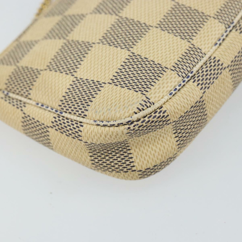 【日本直送】路易威登 Damier Azur 迷你手拿包配件袋 N63005 LV 正品 144302-15