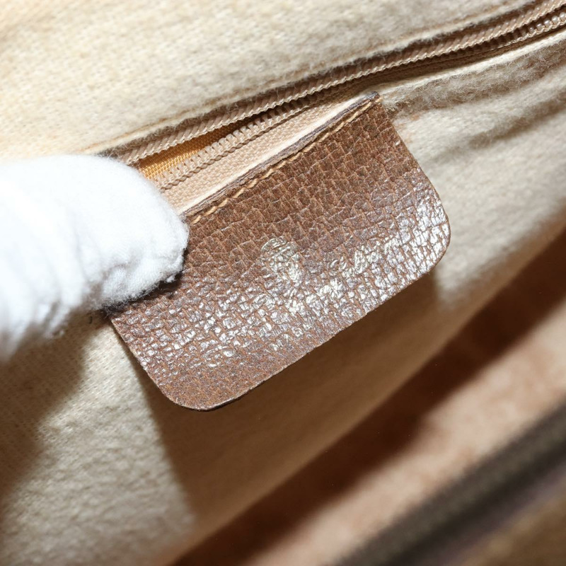 【日本直送】GUCCI GG Supreme Web Sherry Line 波士頓包 PVC 米色 金色 40 02 007 正品 144173-17