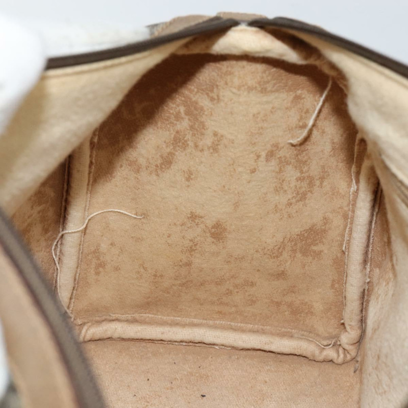 【日本直送】GUCCI GG Supreme Web Sherry Line 波士頓包 PVC 米色 金色 40 02 007 正品 144173-19