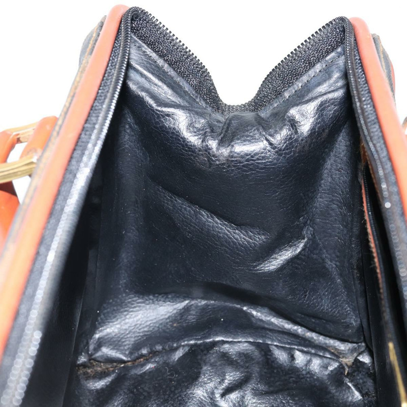 【日本直送】FENDI 胡桃色帆布手提包 PVC 黑色棕色 正品 144247-20