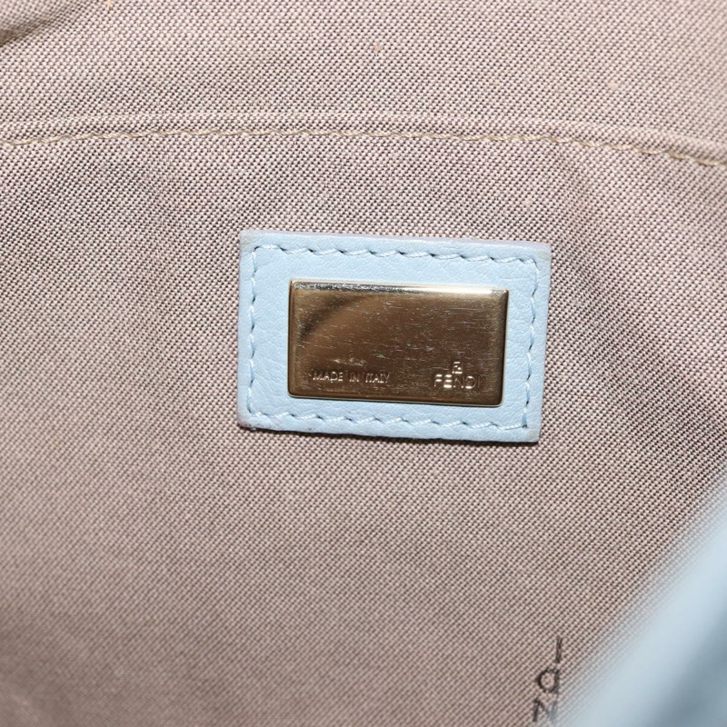 【日本直送】FENDI Zucca帆布肩背包 米色 金色 正品 144250-20