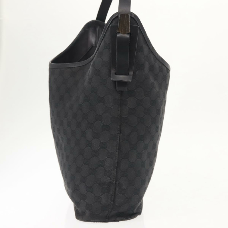 【日本直送】GUCCI GG帆布肩背包 黑色 銀色 106242 正品 144224-2