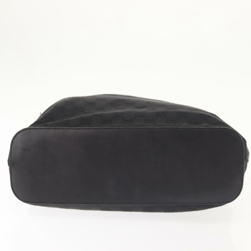 【日本直送】GUCCI GG帆布肩背包 黑色 銀色 106242 正品 144224-5