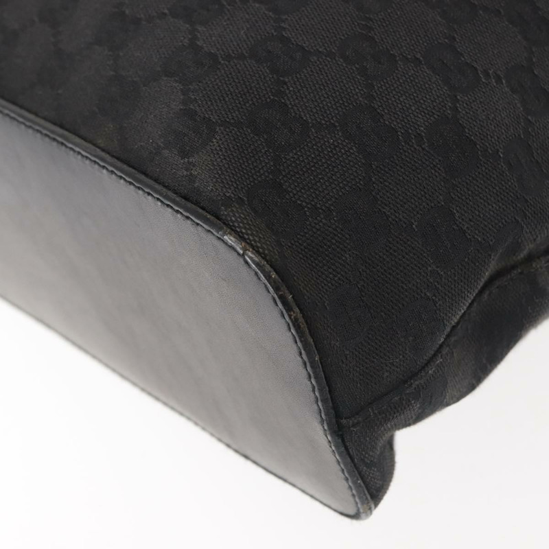 【日本直送】GUCCI GG帆布肩背包 黑色 銀色 106242 正品 144224-9