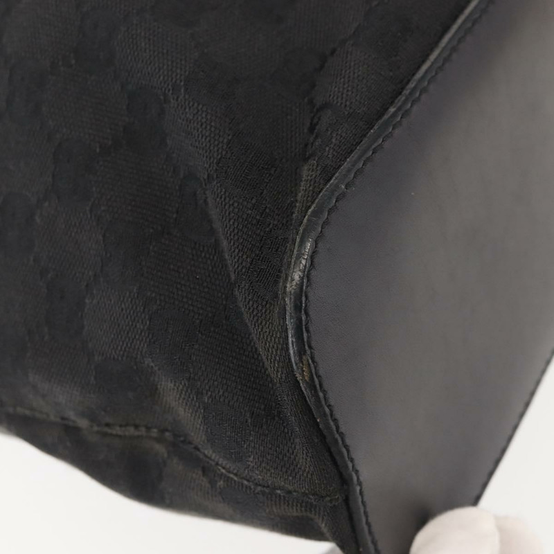 【日本直送】GUCCI GG帆布肩背包 黑色 銀色 106242 正品 144224-13