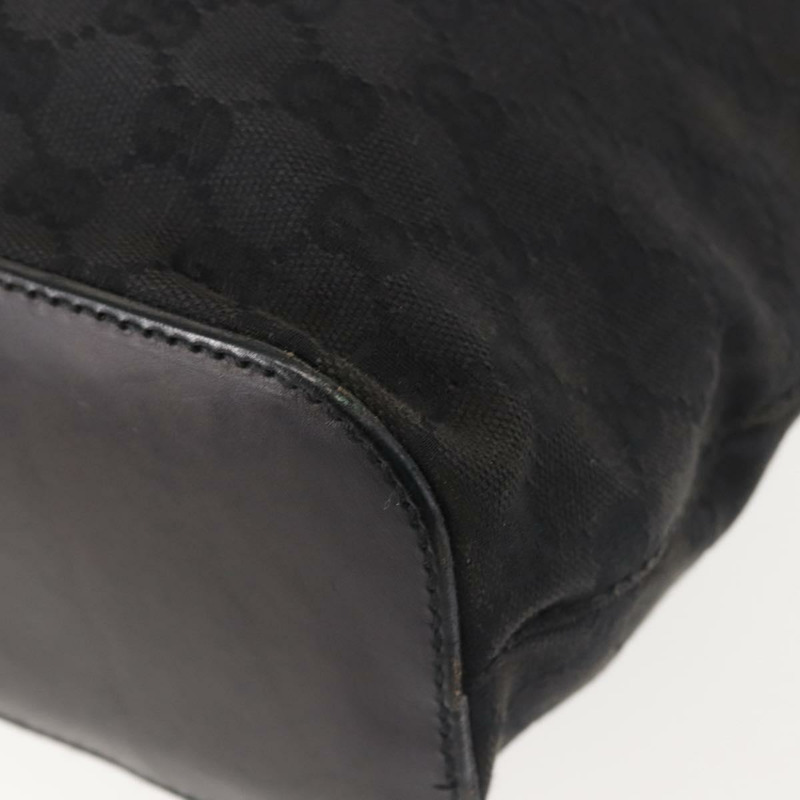 【日本直送】GUCCI GG帆布肩背包 黑色 銀色 106242 正品 144224-14