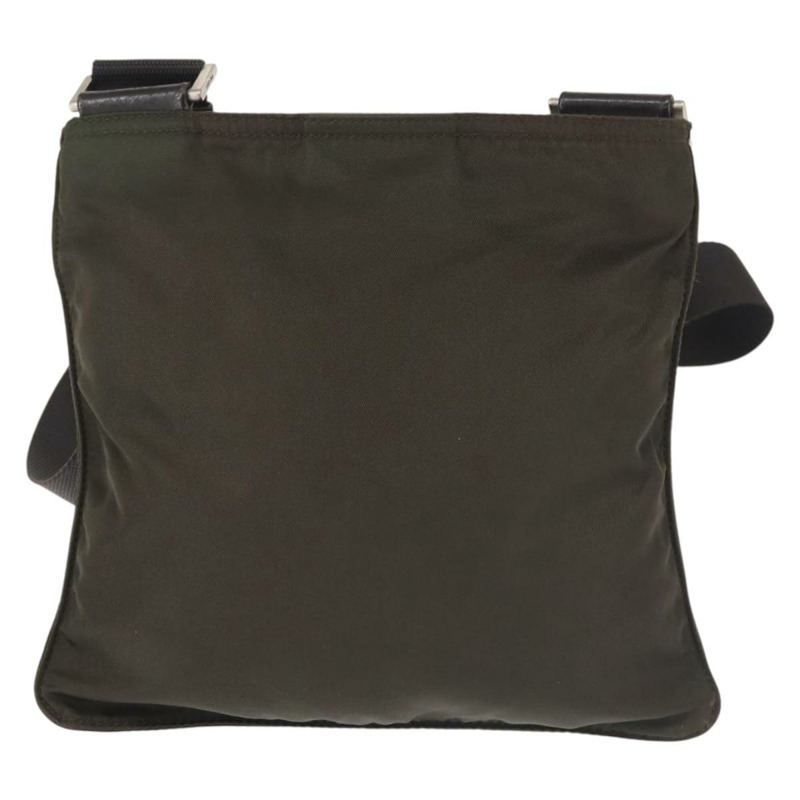 【日本直送】PRADA 尼龍卡其色銀色單肩包 正品 143342-1