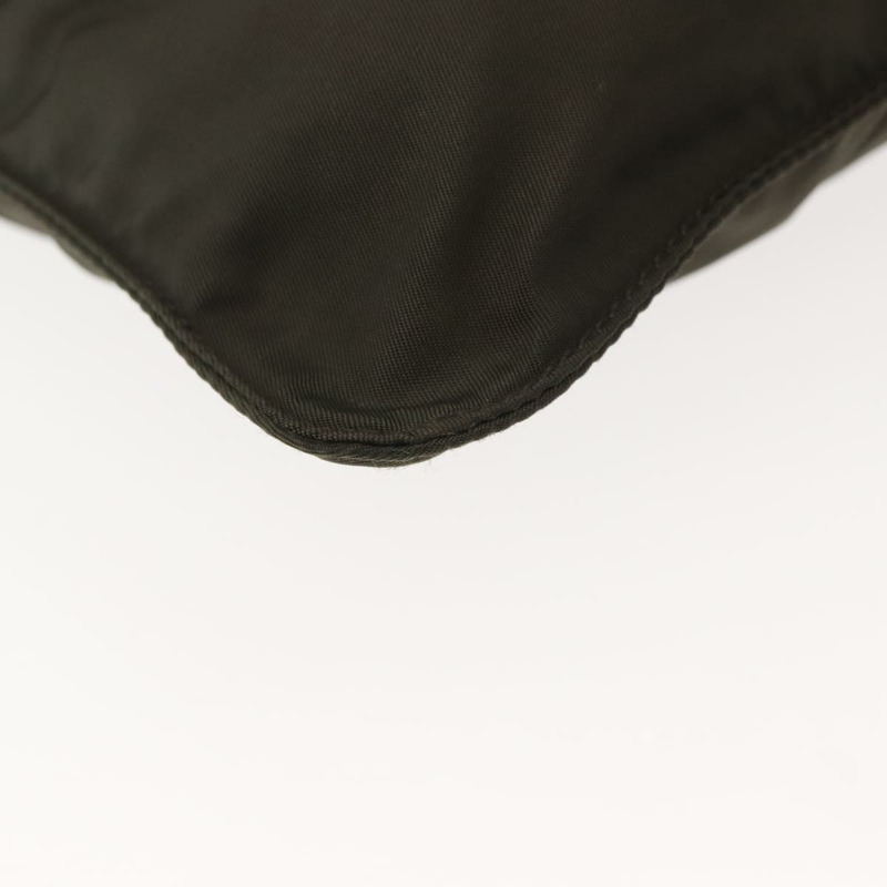 【日本直送】PRADA 尼龍卡其色銀色單肩包 正品 143342-15