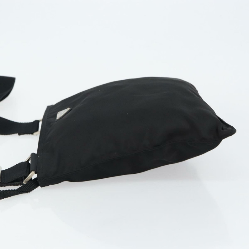 【日本直送】PRADA 單肩包 尼龍 黑色 銀色 正品 143341-3