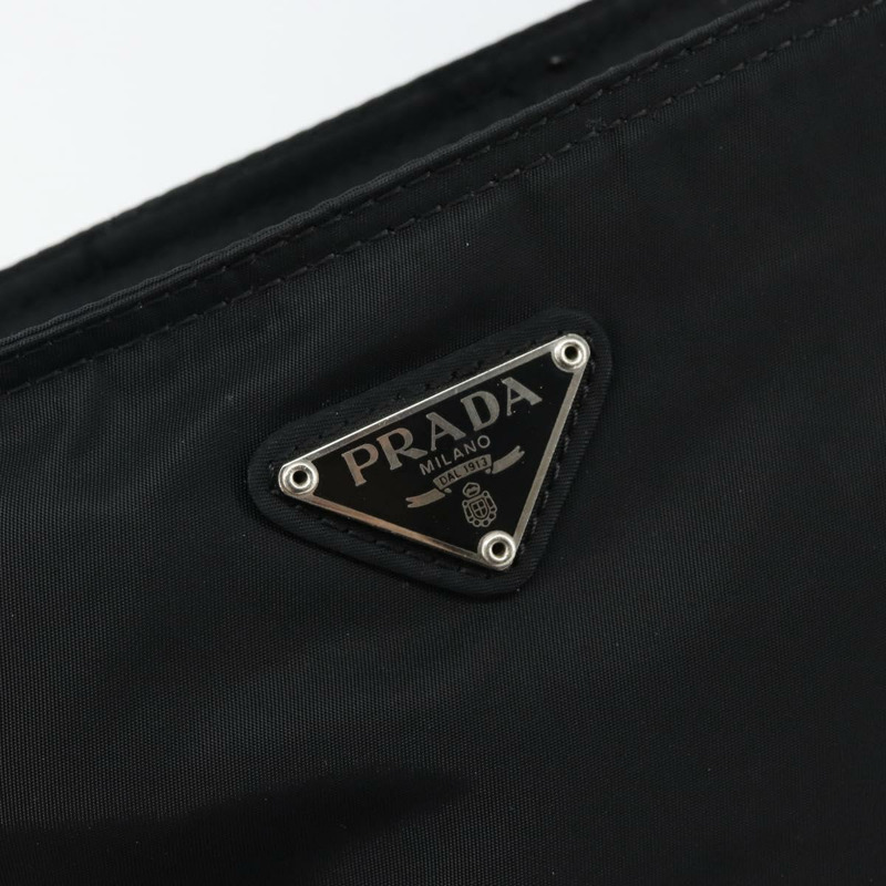 【日本直送】PRADA 單肩包 尼龍 黑色 銀色 正品 143341-16