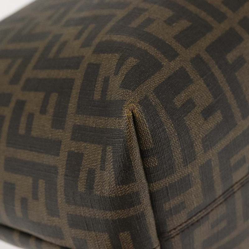 【日本直送】FENDI Zucca帆布手提包 黑色 棕色 正品 144917-14
