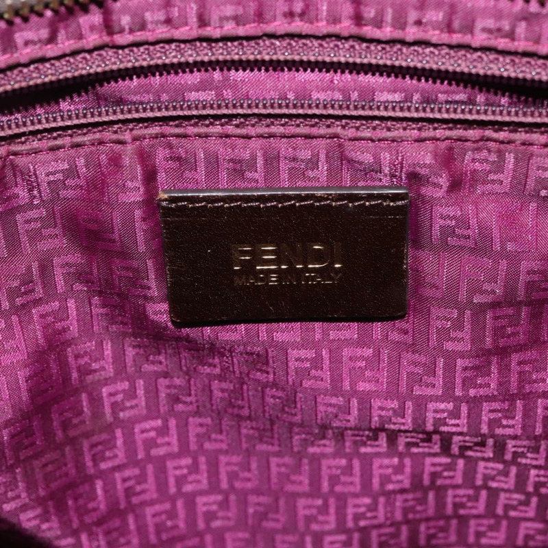 【日本直送】FENDI Zucca帆布手提包 黑色 棕色 正品 144917-16