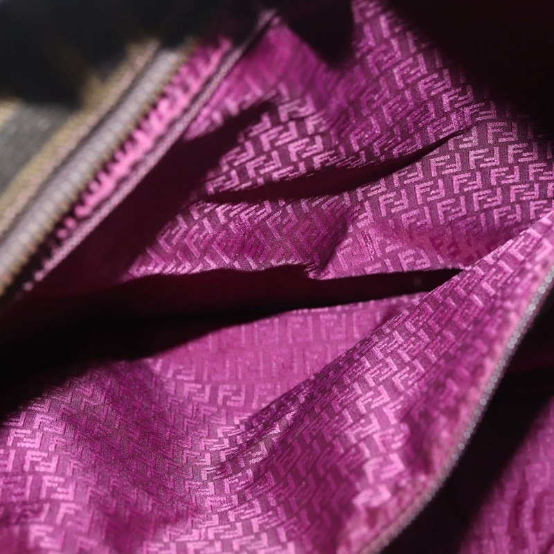 【日本直送】FENDI Zucca帆布手提包 黑色 棕色 正品 144917-19