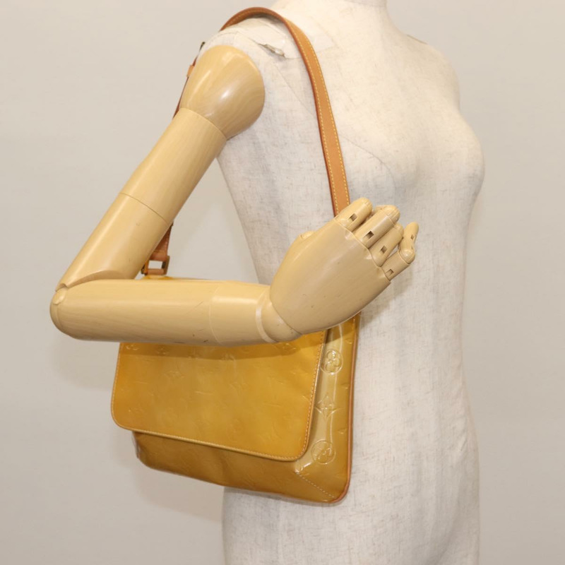 【日本直送】路易威登 Monogram Vernis Thompson Street 手袋 米色 M91301 LV 正品 143548-20