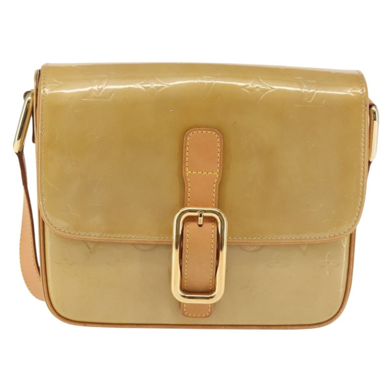 【日本直送】路易威登 Monogram Vernis Christie GM 單背包 米色 M91147 正品 143549-12