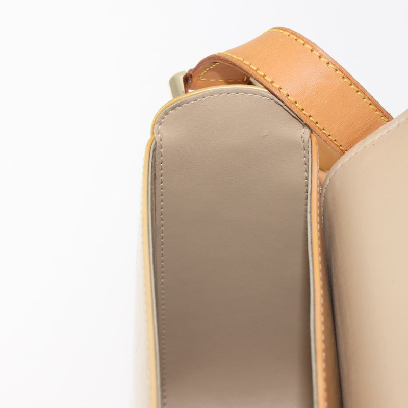 【日本直送】路易威登 Monogram Vernis Christie GM 單背包 米色 M91147 正品 143549-20