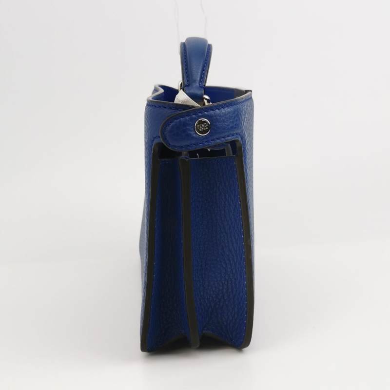 Fendi Peekaboo ISeeU XCross 牛皮純色扭鎖手提包單肩包 9.8新-3