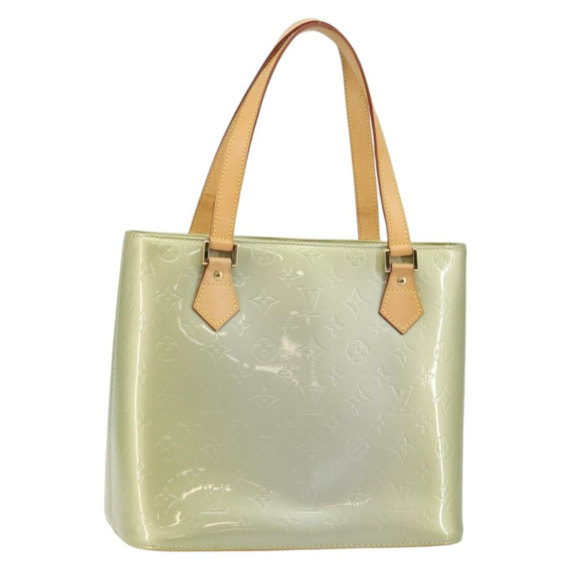 【日本直送】路易威登 Monogram Vernis Houston 手提包 灰色 M91053 LV 正品 144763-0