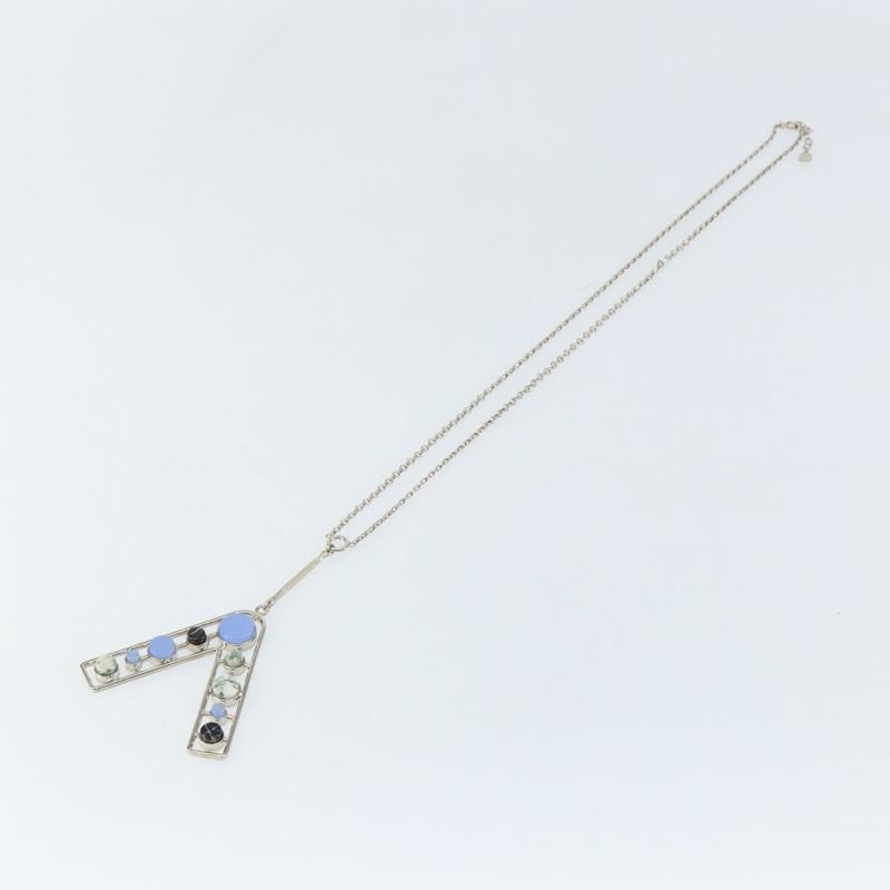 【日本直送】Christian Dior 項鍊 金屬 銀色 Auth bs29694-1