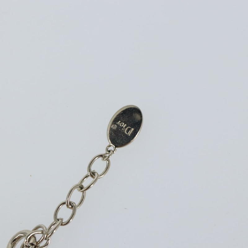 【日本直送】Christian Dior 項鍊 金屬 銀色 Auth bs29694-7