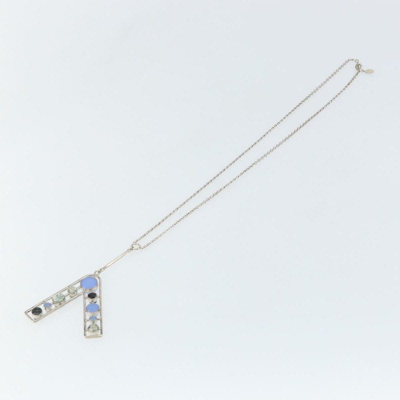 【日本直送】Christian Dior 項鍊 金屬 銀色 Auth bs29694-9