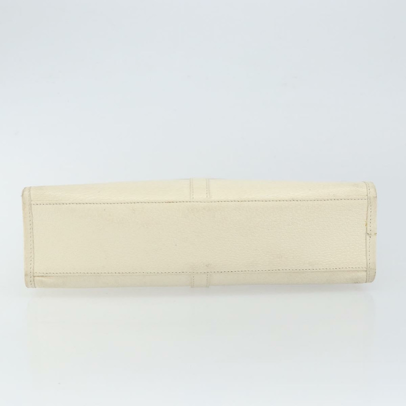 【日本直送】GUCCI Jackie 手提包 皮革 白色 銀色 002 1071 Auth ti3434-4