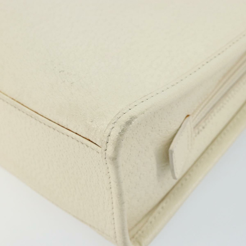 【日本直送】GUCCI Jackie 手提包 皮革 白色 銀色 002 1071 Auth ti3434-15