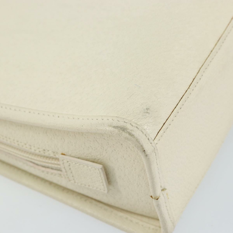 【日本直送】GUCCI Jackie 手提包 皮革 白色 銀色 002 1071 Auth ti3434-16