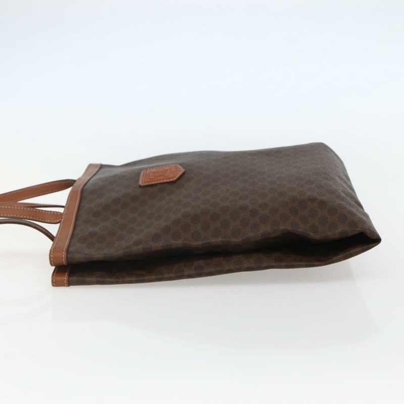【日本直送】CELINE Macadam帆布托特包 PVC皮革 棕色 金色 正品 gh838-2