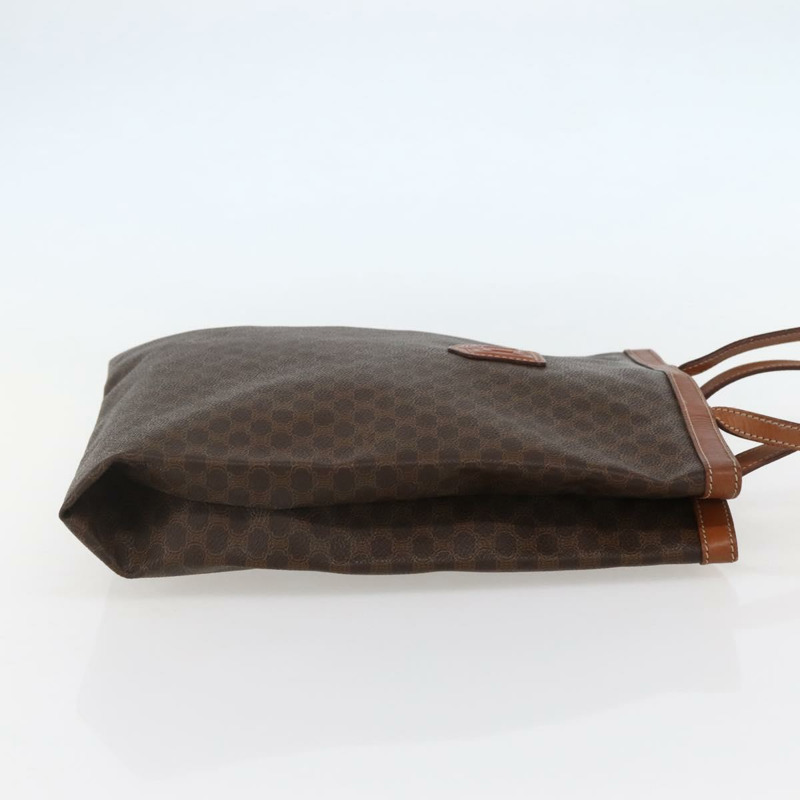 【日本直送】CELINE Macadam帆布托特包 PVC皮革 棕色 金色 正品 gh838-3