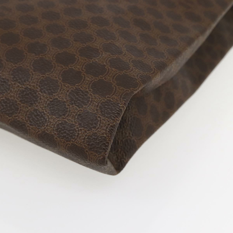 【日本直送】CELINE Macadam帆布托特包 PVC皮革 棕色 金色 正品 gh838-8