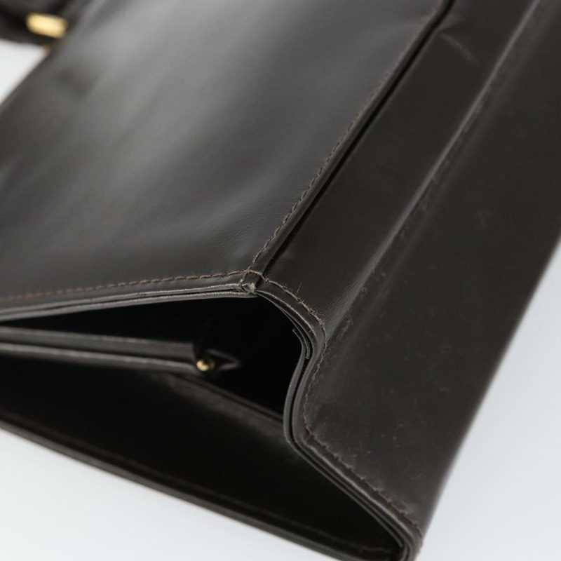 【日本直送】FENDI 手提包 皮革 棕色 金色 正品 gh869-13